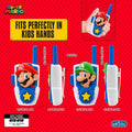 Super Mario Bros Walkie Talkies Kids Toys, Long Range, Two Way Static Free Handheld Radios, Designed for Indoor or Outdoor Games for Kids Aged 3