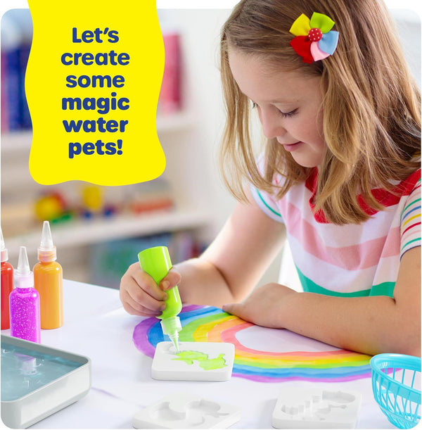 Aqua Fairy Water Gel Kit for Kids - Magic Elf Toy Kits - Waters Pets - DIY Squishy Maker Set - Craft for Kids - Make Your Own Squishies Toys