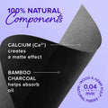 MAREE Oil Blotting Sheets for Face (100 Sheets) - Mineral Blotting Papers for Face with Bamboo Charcoal - Maximum Absorption & Shine Control -