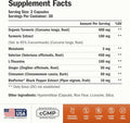 Turmeric Supplement - Turmeric Curcumin with Black Pepper, Melatonin 3Mg & Valerian. Natural Sleep Aid for Adults with L-Theanine, Ginger,