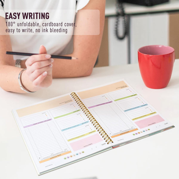 ADHD Daily Planner - Productivity Planner & Undated Task Management Organizer for Neurodivergent Adults, Focused Planners for Men & Women - B5