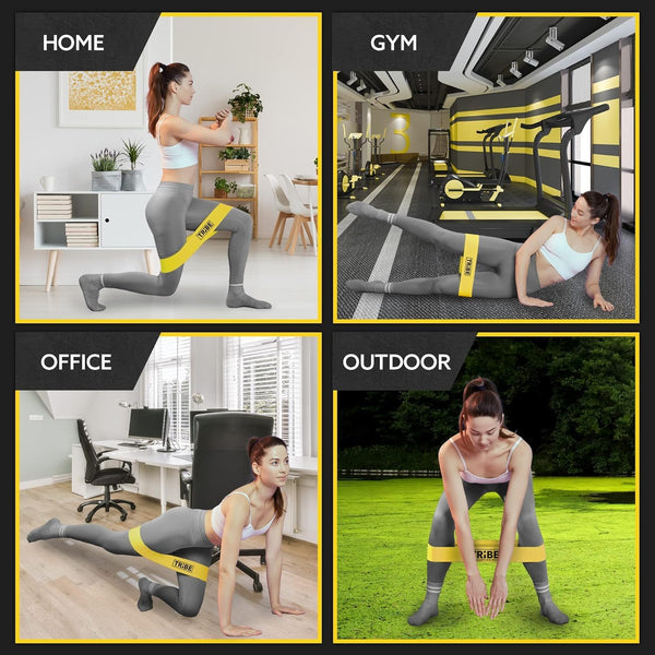 Fabric Resistance Bands for Working Out - Booty Bands for Women and Men - Exercise Bands Resistance Bands Set - Workout Bands Resistance Bands for