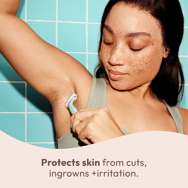 Skintimate 2-In-1 Shave Oil & Moisturizer, Coconut Bliss, 7.3Oz | Shaving Oil, after Shave for Women Bikini Area Moisturizer with Vitamin E and