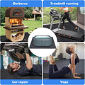 80 * 80 Inch Hot Tub Mat, Extra Large Inflatable Hot Tub Pad Outdoor Indoor, Waterproof Slip-Proof Backing, Absorbent Spa Pool Ground Base