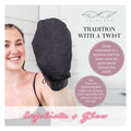 Seraphic Skincare (Original) Premium Exfoliating Mitt for Body (2Pc) â 100% Vegan Viscose Traditional Body Scrub Glove Kessa Korean Washcloth â