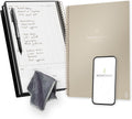 Rocketbook Fusion Reusable Undated Productivity Planner, Letter Size 8.5X11, Beige - Goals, Monthly and Weekly Calendar, Daily To-Do List, Lined