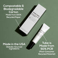 No. 127 Mens Eye Cream with Vitamin C, Caffeine and Moisturizing Squalane for Puffiness, Wrinkles & Dark Circles, Targeted under Eye Skin Care,
