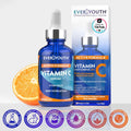 Vitamin C Serum for Face, Stem Cells, Niacinamide, Hyaluronic Acid & Vitamin E – Anti-Aging Retinol Facial Serum with Glycolic Acid & Retinal for