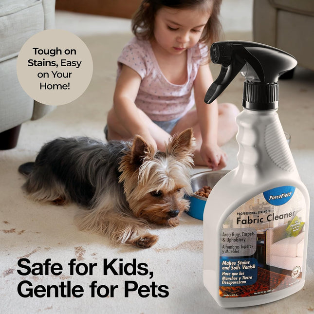 Forcefield® Fabric Cleaner Professional Strength, Deeply Penetrates Water Safe F