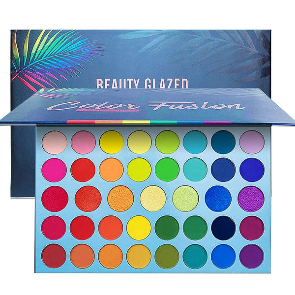 39 Color Rainbow Eyeshadow Palette - Professional Makeup Matte Metallic Shimmer Eye Shadow Palettes - Ultra Pigmented Powder Bright Vibrant Colors