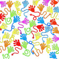 JOYIN 48Pcs Glitter Sticky Hands Party Favors, Party Table Favors Set for Kids, Holiday Traditions, Classroom Treasure Box Carnival Prizes Bulk