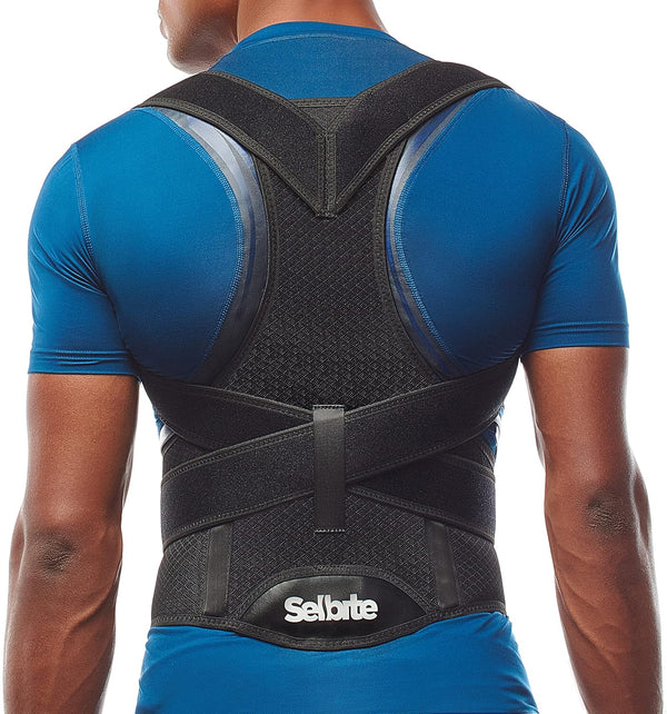 Back Brace Posture Corrector for Men and Women - Adjustable Posture Brace for Upper and Lower Back Pain Relief - Muscle Memory Support