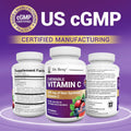Dr. Berg Chewable Vitamin C Complex - Made with Organic, Non-Gmo Berries - 60 Delicious Wafers
