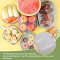 400 Pcs Fresh Keeping Bags,Plastic Food Storage Covers,Elastic Sealing Bowl Lids,Adjustable Wrap Bowl Covers for Family Kitchen Outdoor Picnic