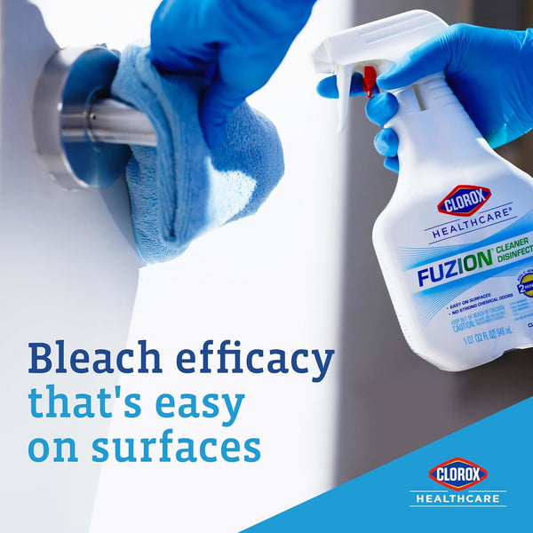 Clorox Healthcare Fuzion Cleaner Disinfectant Spray, 32 Fl Oz (Package May Vary)