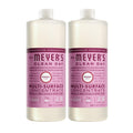 MRS. MEYER'S CLEAN DAY Multi-Surface Cleaner Concentrate, Use to Clean Floors, Tile, Counters, Peony, 32 Fl. Oz - Pack of 2