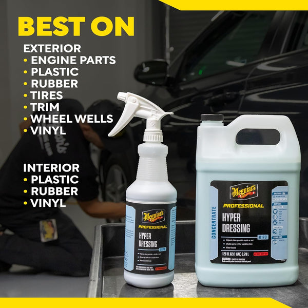 Meguiar'S D17001 Hyper Dressing - 1 Gallon â Give Your CarâS Trim Pieces the Best Shine & Gloss