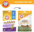 Arm & Hammer for Pets Nubbies Dental Treats for Dogs | Dental Chews Fight Bad Breath, Plaque & Tartar without Brushing | Peanut Butter Flavor, 20
