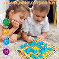 Matching Memory Game for Kids Age 3 4 5 6 7 8 Year Old, Travel Toy for Boys Girls, Wooden Board Game, Road Trip Essentials for Toddler, Airplane/