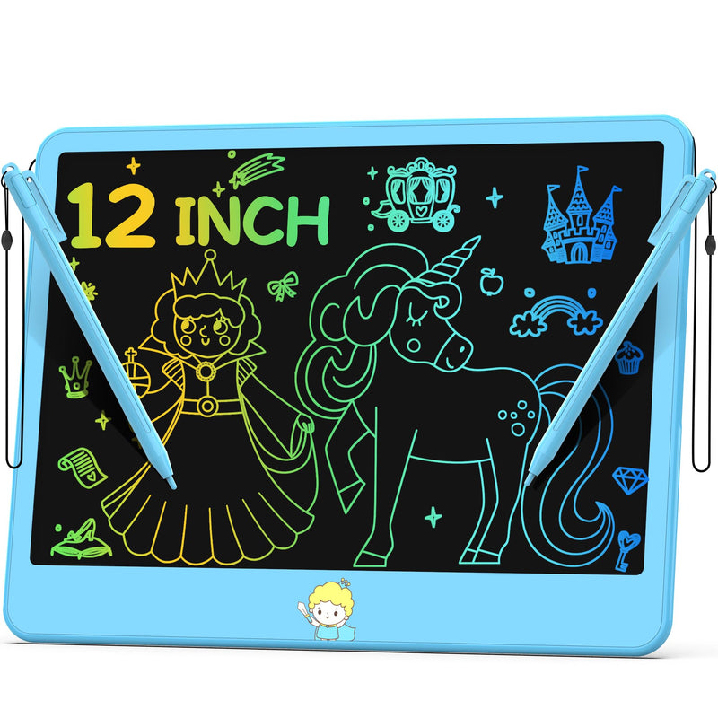 LCD Writing Tablet for Kids 12 Inch, Toys for Boys Girls Drawing Pad for 3 4 5 6 7 Year Old Kids Toys, Toddler Erasable Doodle Board Travel