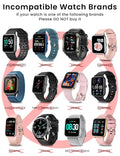 Sinoacc Smart Watch Charger for Skg Letsfit Cubitt Yamay Willful Fitpolo Tozo Wyze Umidigi Blackview 3.3Ft USB Magnetic Charging Cable Cord for