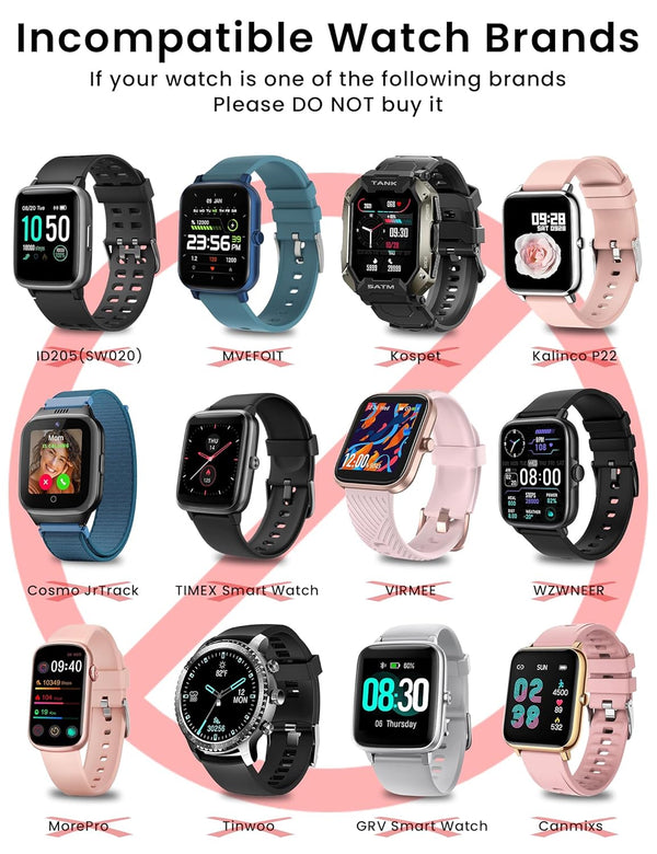 Sinoacc Smart Watch Charger for Skg Letsfit Cubitt Yamay Willful Fitpolo Tozo Wyze Umidigi Blackview 3.3Ft USB Magnetic Charging Cable Cord for