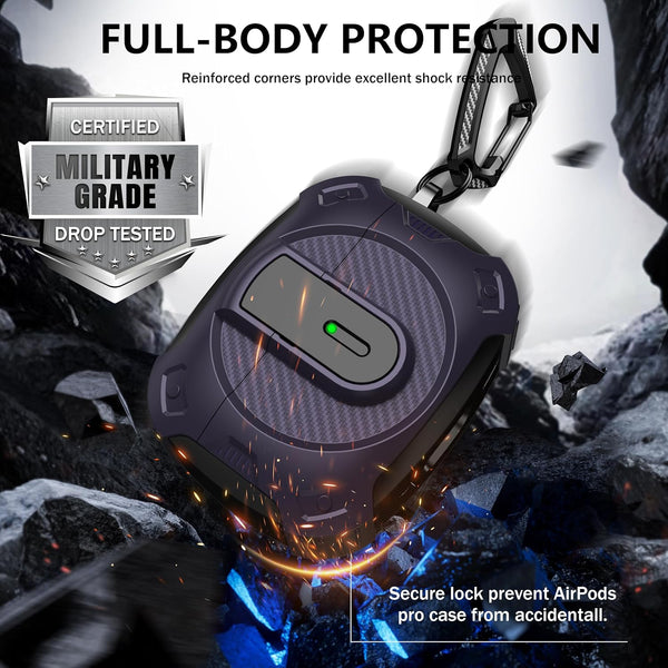 RFUNGUANGO for Airpods Pro 2Nd Generation Protective Case, 2024 New Space-Themed Protective Case. Compatible with Airpods Pro 1/2 And, Works with