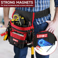 Tool Belt,Magnetic Tool Pouch,14-Pockets Tool Belts for Men,Detachable & Adjustable Tool Pouch Belt for Electrician,Carpenter,Construction,Work