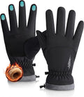 Rivmount Winter Waterproof Ski Snow Warm Gloves for Women Men, Windproof Cold Weather Thermal with Touchscreen Fingers, for Running Driving