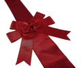 4 PCS Cabinet Door Festive Ribbons and Bows Decoration for Christmas Gift Holidays,Red