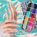 Teenitor Nail Charms Nail Art Kit with 15 Sheets Gold Nail Stickers, 6 Boxes of Nail Gems Nail Art Tools Nail Rhinestones for Nails, Nail Supplies