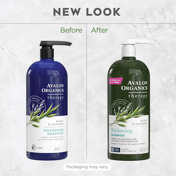 Avalon Organics Therapy Biotin B-Complex Thickening Shampoo, 32 Oz
