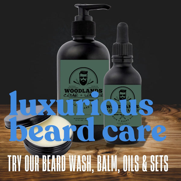 Bluebyrd Black Ops Oud Beard Oil for Men - Hydrates and Moisturizes for Beard Growth - Treats Dry Itchy Beards Large 2 Oz - Natural Formula Argan