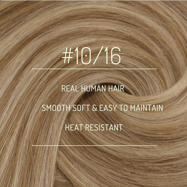 RUNATURE Clip in Hair Extensions Real Human Hair, Remy Hair Extensions Clip Ins for Women, Thick Natural Human Hair, 12 Inch 80G 7Pcs, 0P16 Dark