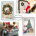 50' Christmas Pine Decoration - Green Artificial Tinsel Garland for Indoor & Outdoor Use