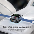 HUOTO Portable Charger for Apple Watch,Wireless Magnetic Iwatch Charger 1200Mah Power Bank Travel Keychain Accessories Smart Chargers for Apple