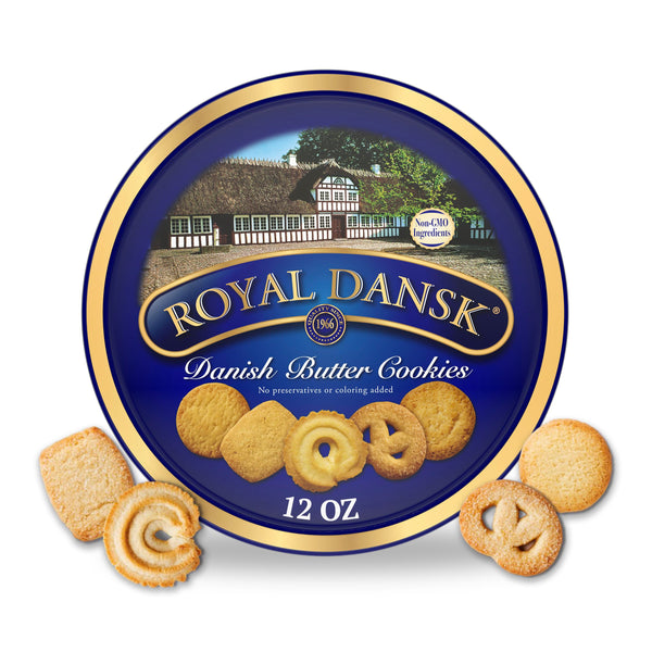 Royal Dansk Danish Cookie Selection, No Preservatives or Coloring Added, 12 Oz. (Pack of 1)