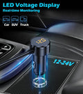 7 in 1 Cigarette Lighter Splitter, LIHAN 3 Socket Car Charger Adapter, Type-C QC3.0 PD 30W Charging, Dual USB Charging Ports, Independent