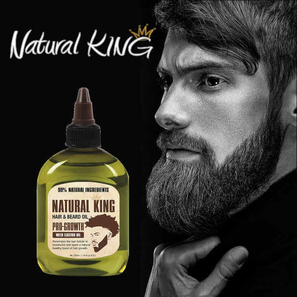 SFC Natural King Pro-Growth Castor Hair & Beard Oil 7.1 Oz