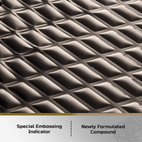 Siless Black 80 Mil (2Mm) 36 Sqft Car Sound Deadening Mat - Butyl Automotive Sound Deadener - Noise Insulation and Vibration Dampening Material