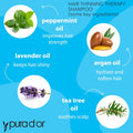 PURA D'OR 16 Oz Hair Thinning Therapy Biotin Shampoo - ORIGINAL Scent - CLINICALLY TESTED Effective Results, Herbal Blend Hair Thickening Products