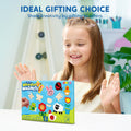 JOYIN 12 Wooden Magnet Creativity Arts & Crafts Painting Kit for Kids, Decorate Your Own Painting Gift for Halloween Crafts, Birthday Parties and