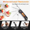 TempPro TP19H Waterproof Digital Meat Thermometer with Ambidextrous Backlit and Motion Sensing Cooking Food Thermometer for BBQ Grill Smoker Oil