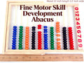 MAGIKON Wooden Counting Number Frame, 10 Rows Abacus for Kids Learning Math (11-1/2-Inch)