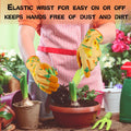 Leather-Gardening-Gloves for Women -Thorn-Proof Work-Gloves for Weeding, Digging, Planting,Pruning Yard Garden Gloves