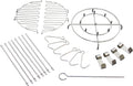 Char-Broil the Big Easy 22-Piece Turkey Fryer Accessory Kit, Chrome + Char-Broil the Big Easy Bunk Bed Basket
