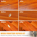 Wood Furniture Repair Kit- Set of 41 Laminate Vinyl Floor Repair Kit Wood Fillers,Floor Scratch Repair, Touch up Markers, Restore Hardwood