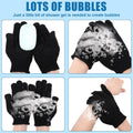 60Pcs Exfoliating Gloves Bulk, Exfoliating Body Scrubber Glove Exfoliator for Body Scrub Mitt, Bath Gloves for Shower Exfoliating Shower Gloves
