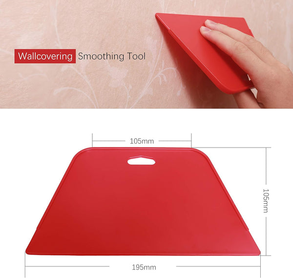Wallpaper Smoothing Tool Kit for Contact Paper Peel and Stick Wallpaper Car Wrap Vinyl Window Tint Glass Film