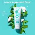 Hello Antiplaque and Whitening Fluoride Free Toothpaste, Whitening Toothpaste with Coconut Oil and Tea Tree Oil, Helps Whiten Teeth, Natural